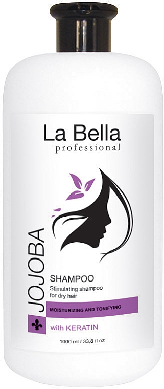Шампунь для волосся "Жожоба з кератином" - La Bella Jojoba Shampoo — фото N1