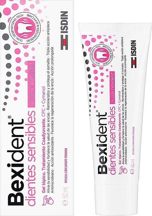 Защитный гель для чуствительных зубов - Isdin Bexident Sensitive Teeth Topical Gel — фото N2