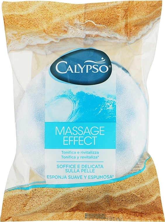 Массажная губка, голубая - Calypso Massage Effect — фото N1