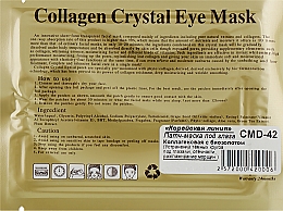 Коллагеновая маска-патчи для кожи вокруг глаз - Dizao Crystal Collagen Gold — фото N2