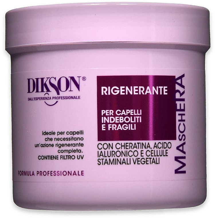 Відновлювальна маска для волосся - Dikson Rigenerante Mask