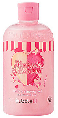 Гель для душу - Bubble T Rhubarb and Custard Bath & Shower Gel — фото N1