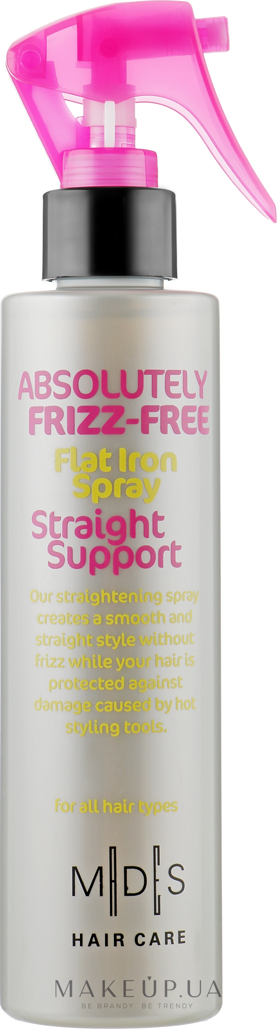 Спрей для волос с эффектом "утюжка" - Mades Cosmetics Absolutely Frizz-Free Straight Support Spray — фото 200ml