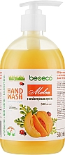 Рідке крем-мило з антибактеріальним ефектом "Диня" - Be&Eco Hand Wash Melon — фото N1
