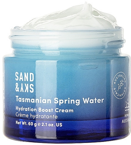 Зволожувальний крем для обличчя - Sand & Sky Tasmanian Water Hydra Boost Cream — фото N1