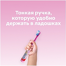 Детская электрическая зубная щетка, супермягкая, Barbie, розовая 3 - Colgate Electric Motion Barbie — фото N5