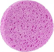 Парфумерія, косметика Губка для демакіяжу з целюлози 6470, рожева - Top Choice