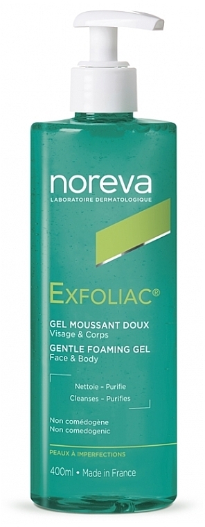 Ніжна гель-пінка для обличчя й тіла - Noreva Laboratoires Exfoliac Gentle Foaming Gel — фото N1