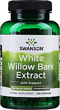 Парфумерія, косметика Харчова добавка "Екстракт кори білої верби" 500 мг - Swanson White Willow Bark Extract 500mg