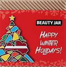 Духи, Парфюмерия, косметика Подарочный набор - Beauty Jar Happy Winter Holidays (b/scr/180g + soap/90g)