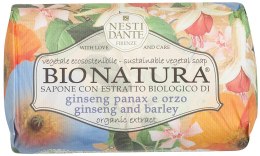 Мило "Женьшень і ячмінь" - Nesti Dante Bionatura Ginseng & Barley Soap — фото N1