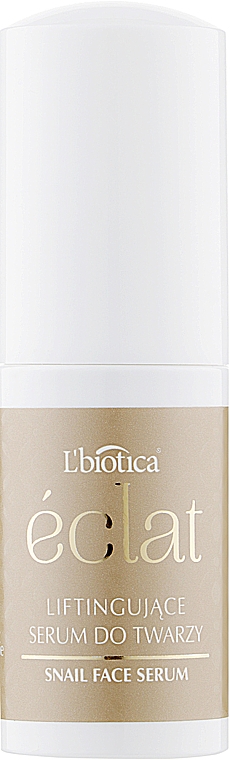 Ліфтинг-сироватка зі слизом равлика для обличчя - L'biotica Eclat Glow Serum Lifting Face Serum — фото N1