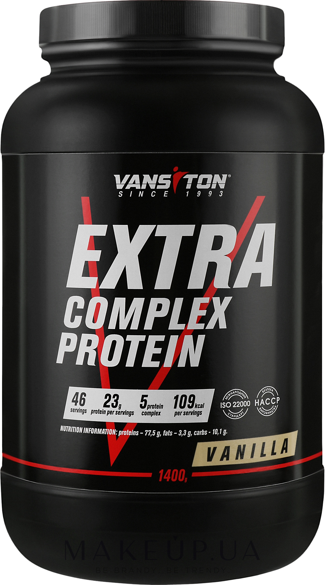 Протеїн екстра «Ваніль» - Vansiton Extra Complex Protein Vanilla — фото 1400g