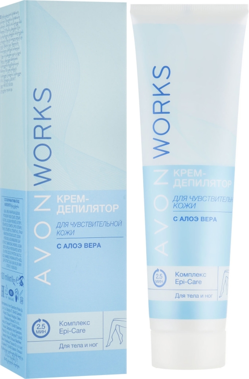 Крем для депиляции тела - Avon Works Body Hair Removal Cream — фото N1