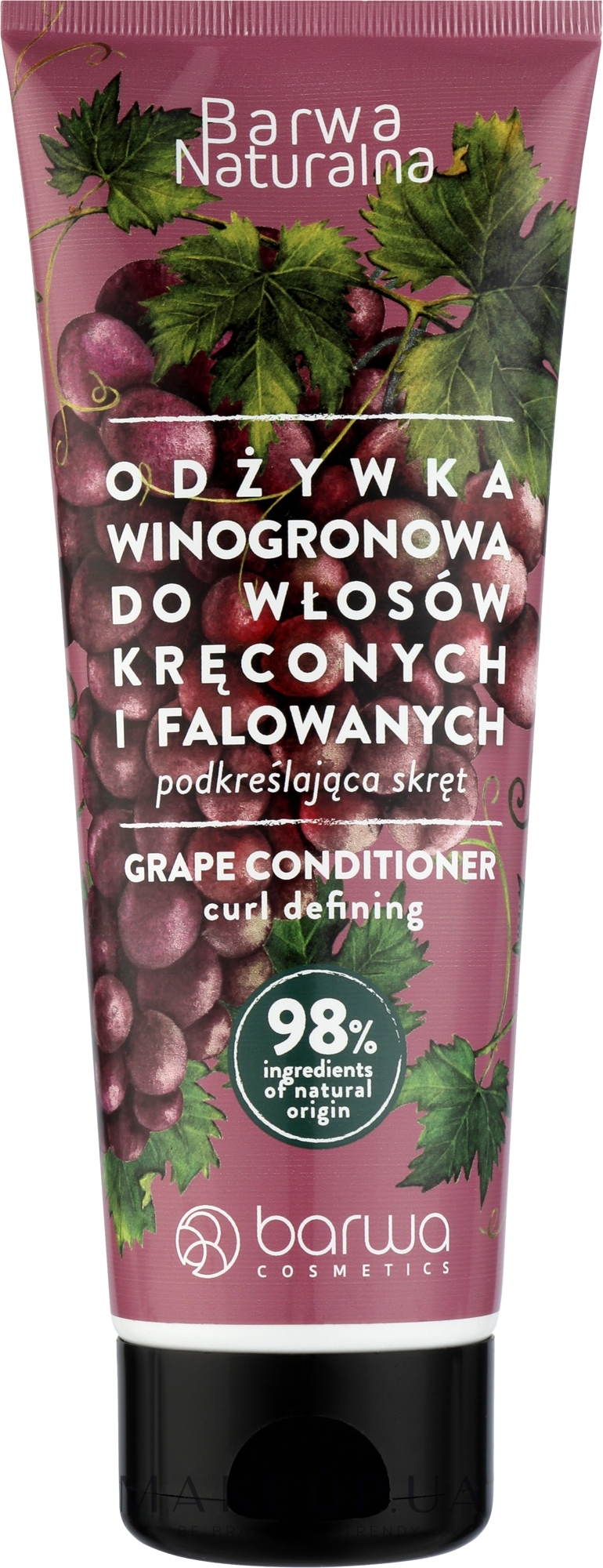 Кондиционер "Виноград" для вьющихся и волнистых волос - Barwa Natural Grape Conditioner — фото 200ml
