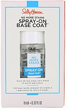 Парфумерія, косметика Базове покриття для нігтів - Sally Hansen No More Stains Spray-On Base Coat