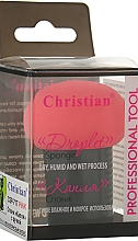 Спонж для макіяжу з ручкою CSP-717, рожевий - Christian — фото N2
