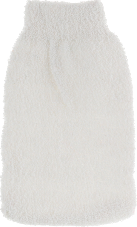 Рукавица для мытья и массажа тела, белая - Efas — фото N1