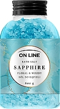 Парфумерія, косметика Сіль для ванни "Сапфір" - On Line Sapphire Bath Salt
