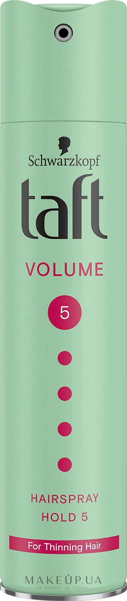 Лак для волос "Объем", мегафиксация 5 - Taft True Volume 5 — фото 250ml