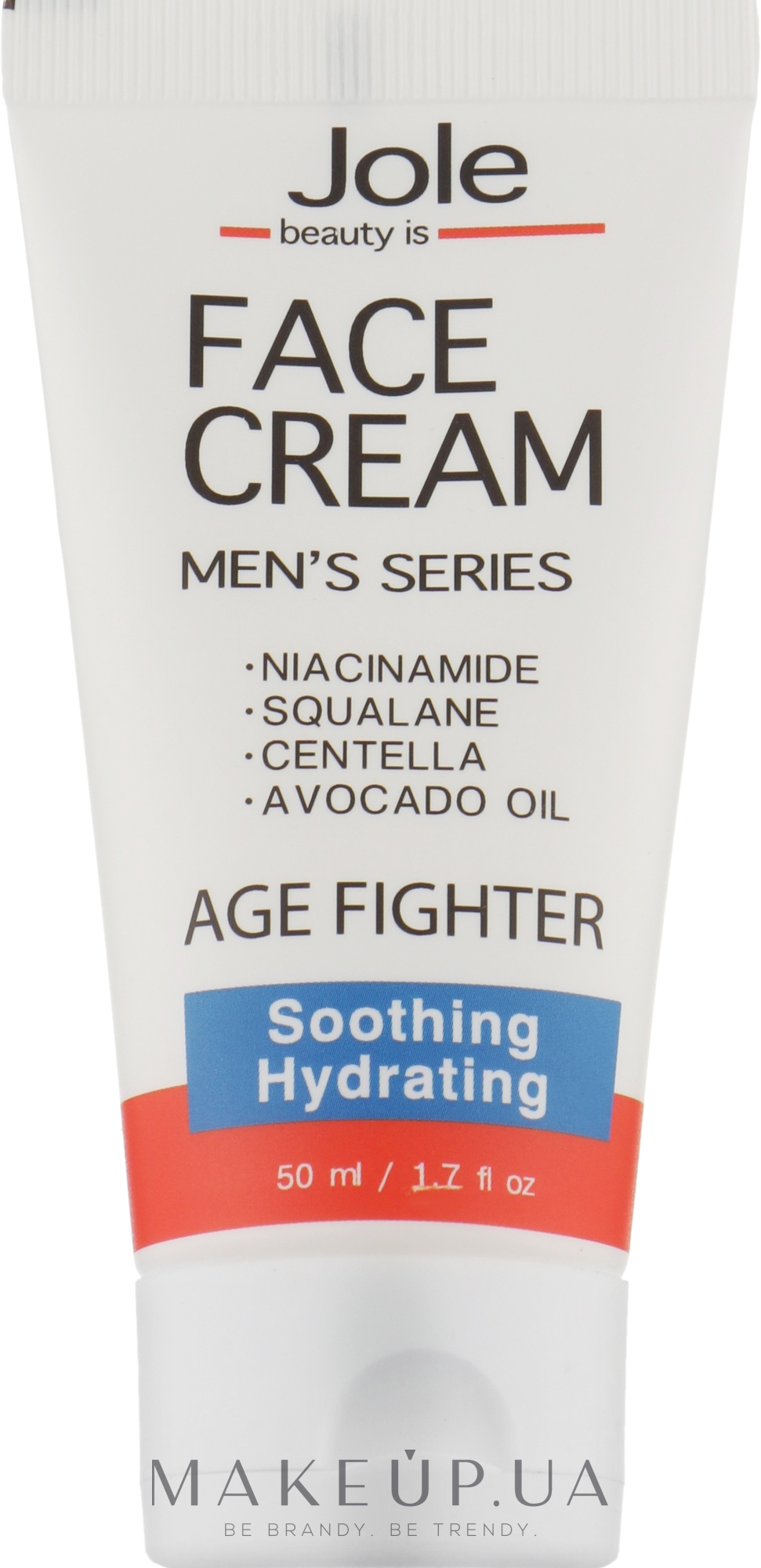 Зволожувальний і загоювальний крем для чоловіків - Jole Hydrating & Sooting Cream For Men — фото 50ml