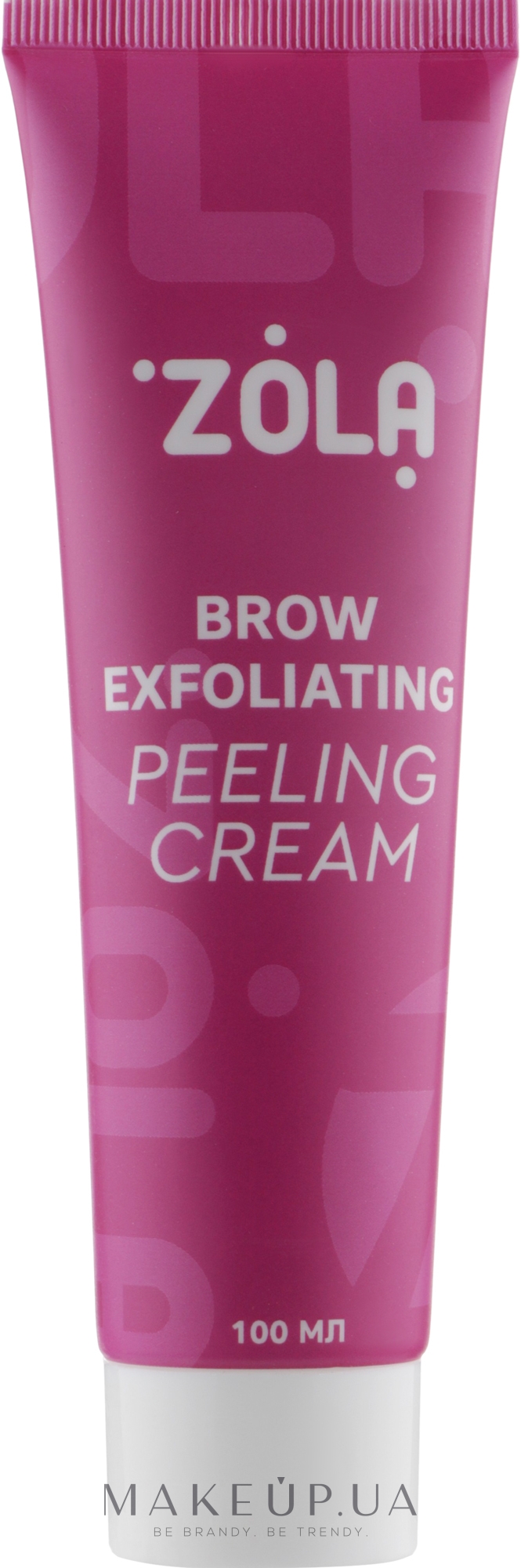 Крем-скатка для бровей - Zola Brow Exfoliating Peeling Cream — фото 100ml