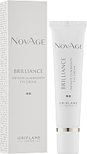 Крем для шкіри навколо очей проти пігментації - Oriflame NovAge Brilliance Infinite Luminosity Eye Cream — фото N2