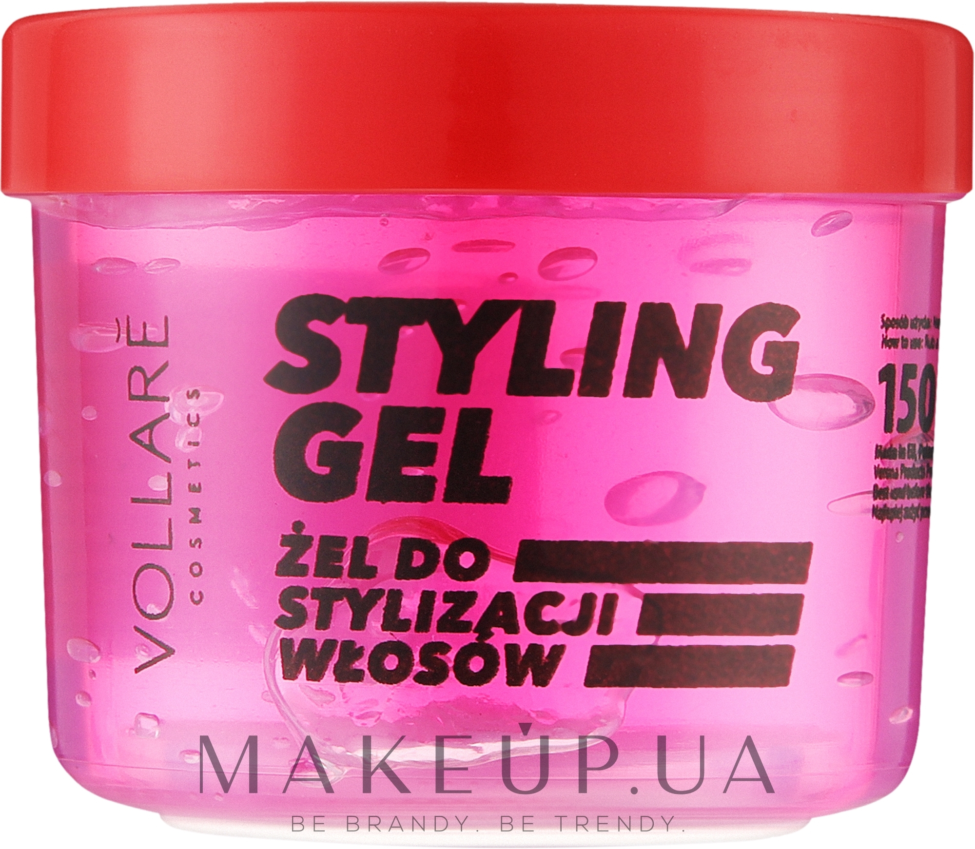 Гель для укладання волосся, сильної фіксації - Vollare Cosmetics Styling Gel Strong — фото 150ml