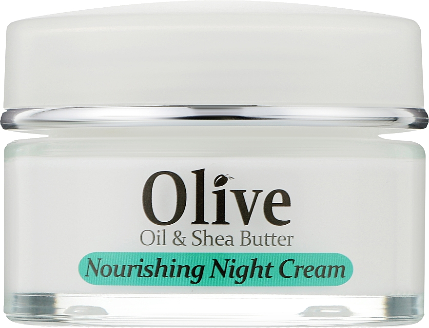 Питательный ночной крем для лица с маслом ши - Madis HerbOlive Face Nourishing Night Cream — фото N1