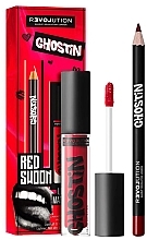 Духи, Парфюмерия, косметика Набор - Relove By Revolution Ghostin Lip Kit (lip/pensil/1g + lip/stick/4ml)