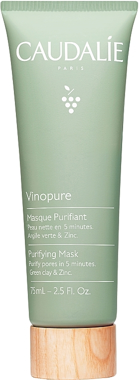 Маска для обличчя "Очищувальна" - Caudalie Vinopure Purifying Mask — фото N1