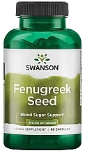 Пищевая добавка "Пажитник", 610 мг - Swanson Fenugreek Seed — фото N1