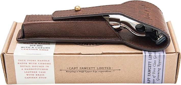 Набір для гоління - Captain Fawcett Razor With Leather Razor Case — фото N4