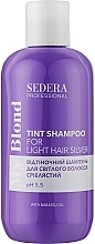 Духи, Парфюмерия, косметика Тонирующий шампунь для волос "Silver" - Sedera Professional My Blond Tint Shampoo For Light Hair