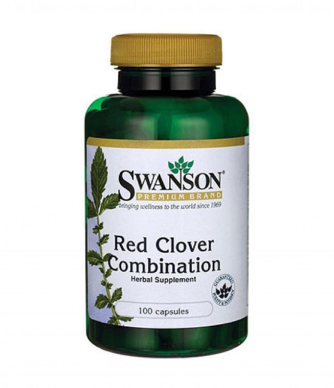 Пищевая добавка "Красный клевер" , 100 шт - Swanson Red Clover  — фото N1