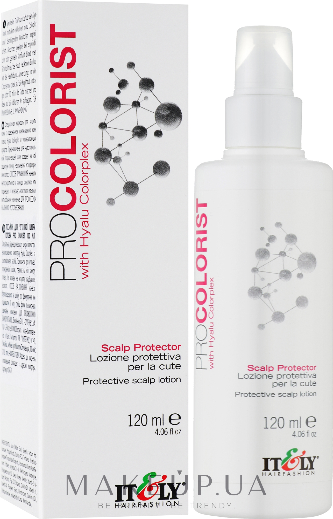 Защитный лосьон для чувствительной кожи головы - Itely Hairfashion Pro Colorist  — фото 120ml