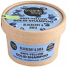 Духи, Парфюмерия, косметика Твердый шампунь для волос "Blueberry & Shea" - Organic Shop Solid Shampoo