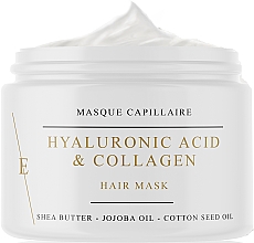 Маска для волосся з колагеном і гіалуроновою кислотою - Eclat Skin London Collagen & Hyaluronic Acid Hair Mask — фото N1