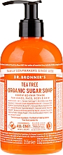 Цукрове рідке мило "Чайне дерево" - Dr. Bronner’s Organic Sugar Soap Tea Tree — фото N1