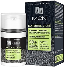 Духи, Парфюмерия, косметика Крем для лица от морщин - AA Men Natural Care Anti-Wrinkle Face Cream