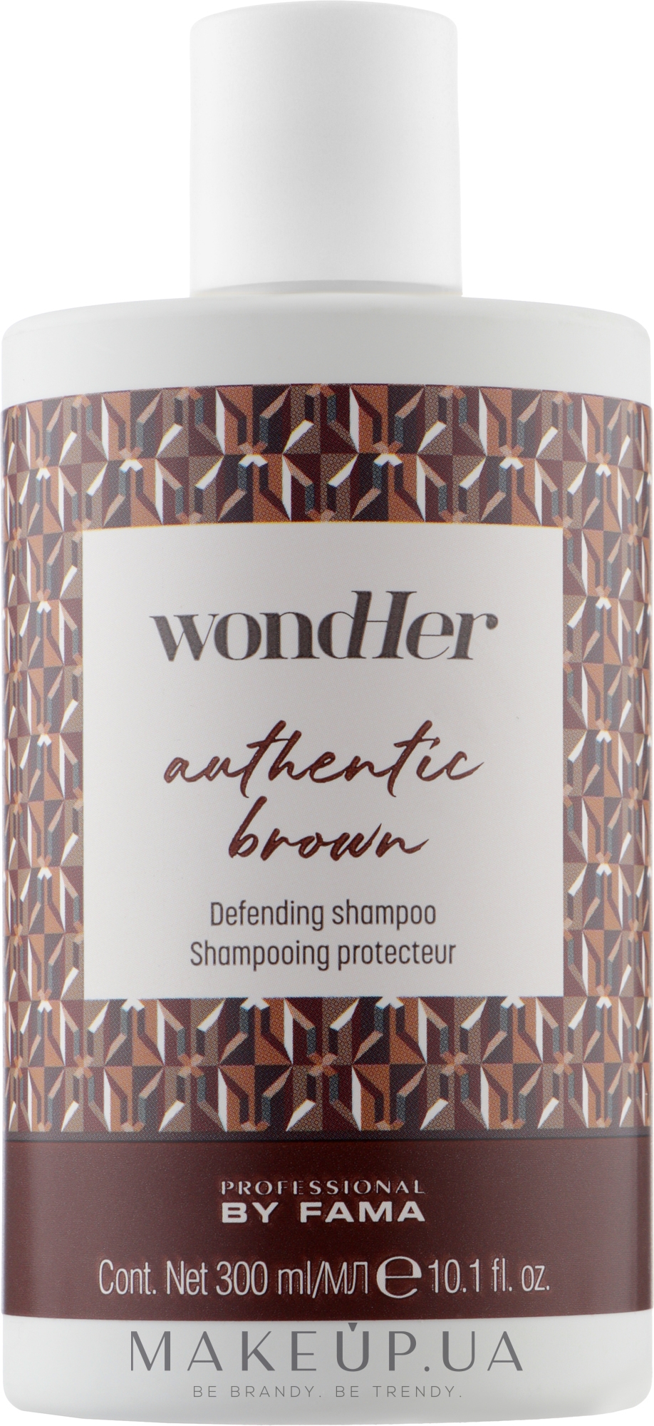 Шампунь для коричневых оттенков - Professional By Fama Wondher Authentic Brown Defending Shampoo — фото 300ml