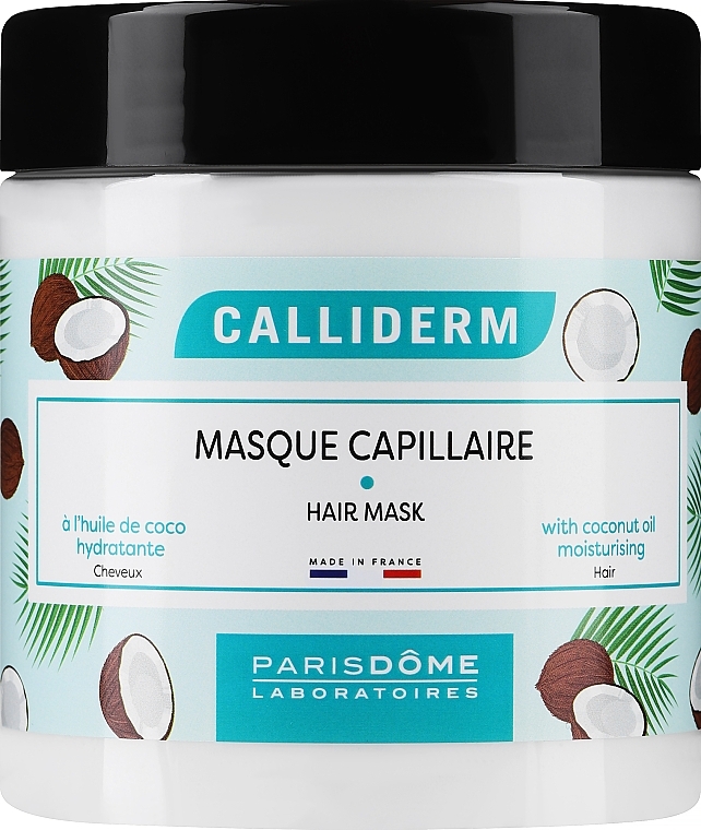 Увлажняющая маска для волос с кокосовым маслом - Calliderm Hair Mask with Coconut Oil — фото N1