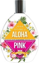 Крем для солярію з кокосовим молочком, екстрактом граната, без бронзантів - Tan Asz U Aloha Pink Advanced Dark Clean Beauty Tanning Lotion — фото N1