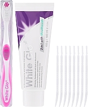 Набор - White Glo (toothpaste/100ml + toothbrush) — фото N2