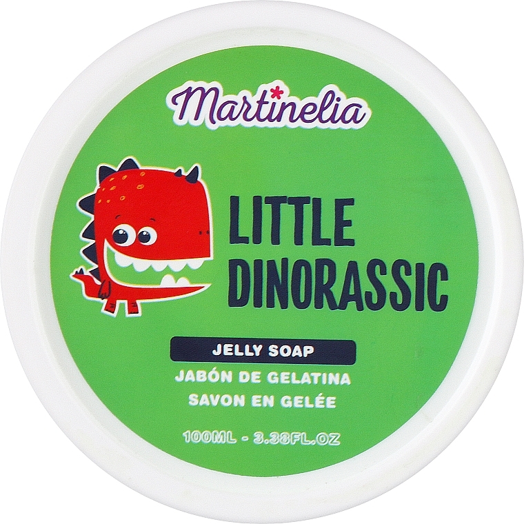 Желейное мыло для рук, голубое - Martinelia Little Dinorassic Jelly Soap — фото N1