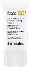 Оттеночный мусс для лица - Sensilis Photocorrection D-Pigment SPF 50+ Color — фото N1