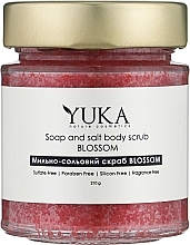 Мильно-сольовий скраб для тіла - Yuka Soap And Salt Body Scrub "Blossom" — фото N1