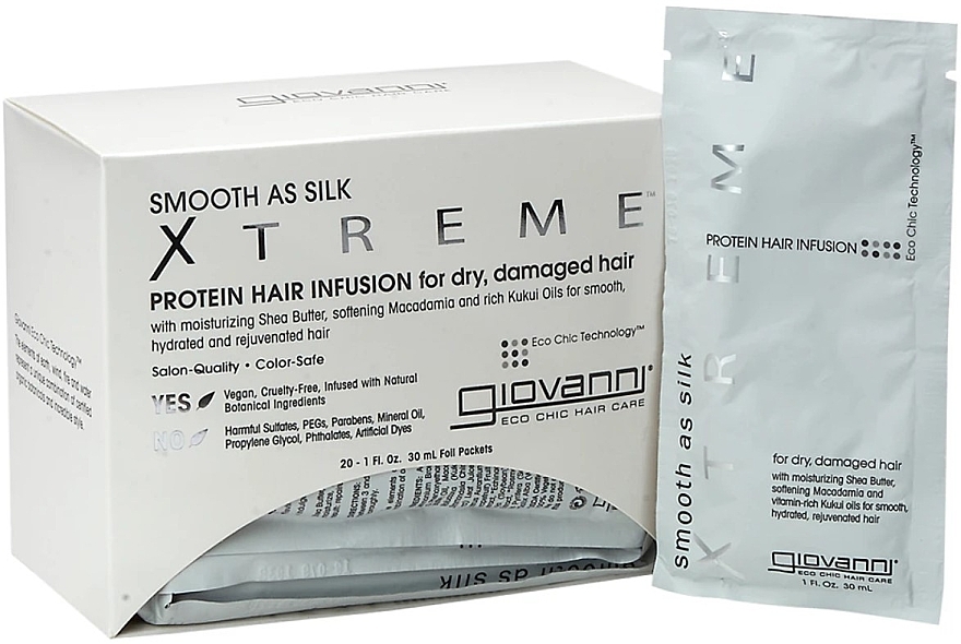 Протеиновая маска для волос - Giovanni Eco Chic Hair Care Protein Hair Infusion (саше) — фото N1