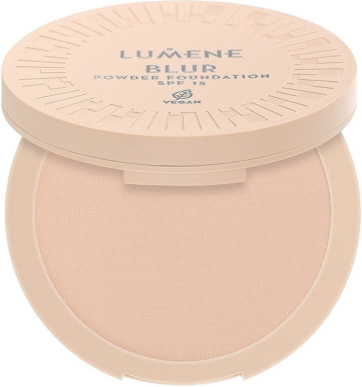 Тональная крем-пудра для лица - Lumene Blur Longwear Powder Foundation SPF 15 — фото N1