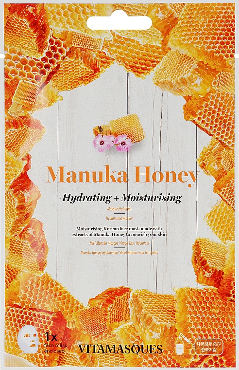 Маска для обличчя "Мед манука" - Vitamasques Mask Manuka Honey — фото N1